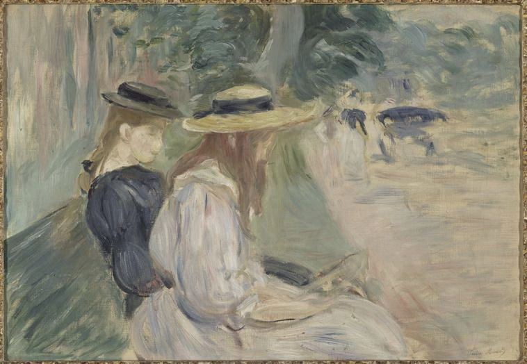 Su una panchina del Bois de Boulogne